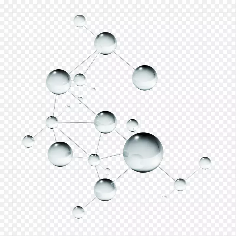 分子欧式图标滴