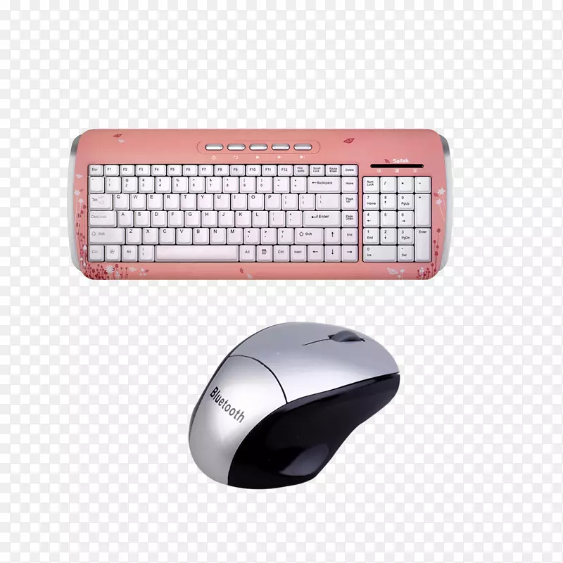 电脑键盘电脑鼠标Saitek usb鼠标-粉红色键盘