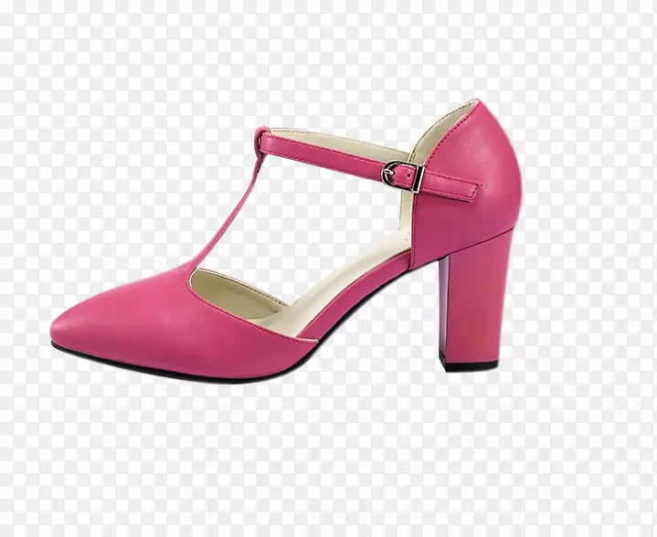 粉红凉鞋高跟鞋服装粉红高跟鞋