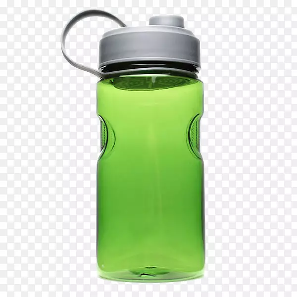 水瓶塑料瓶玻璃杯绿色塑料空间杯