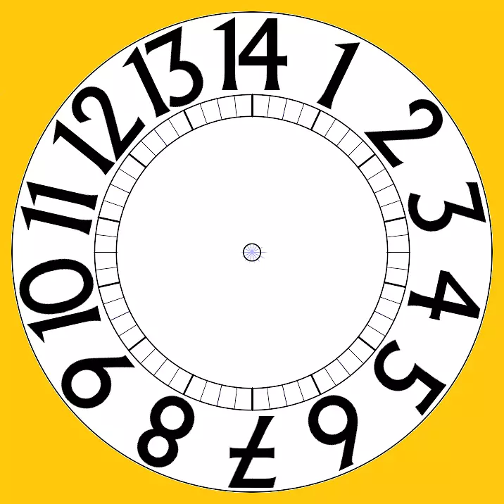 时钟面数字时钟剪贴画-免费时钟图像