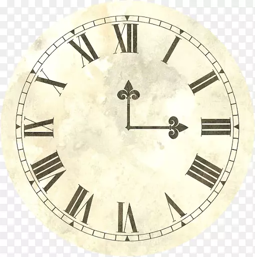 时钟面对数字时钟罗马数字剪贴画.复古闹钟