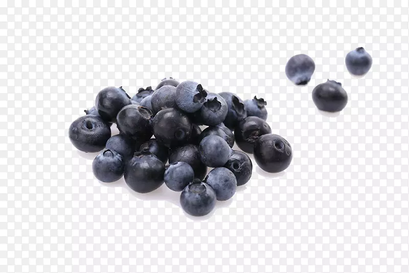 蓝莓汁-一堆蓝莓
