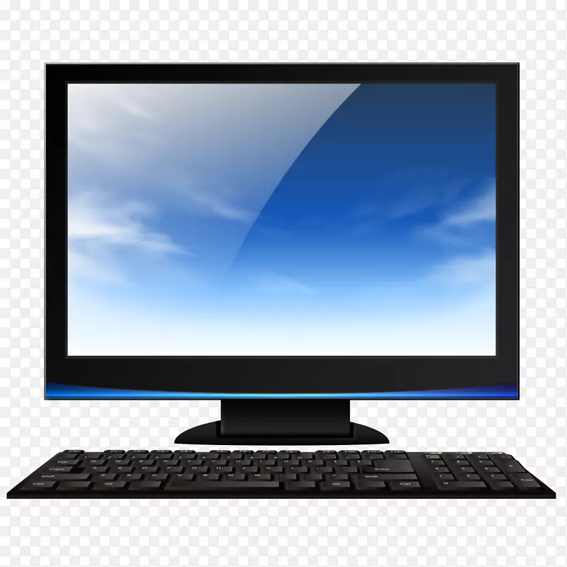 电脑键盘膝上型电脑背光lcd电脑显示器输出装置显示及键盘