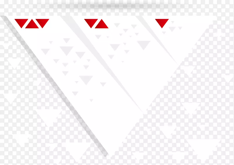 品牌三角图形设计-白色金字塔