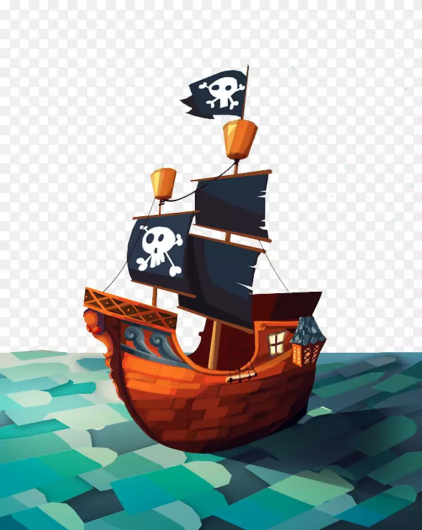 掠夺海盗船只插图-海盗船