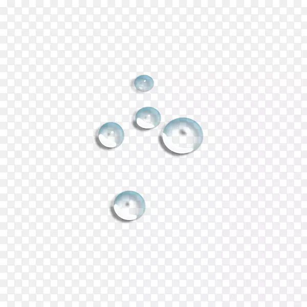滴透明和半透明剪贴画.简单的水滴