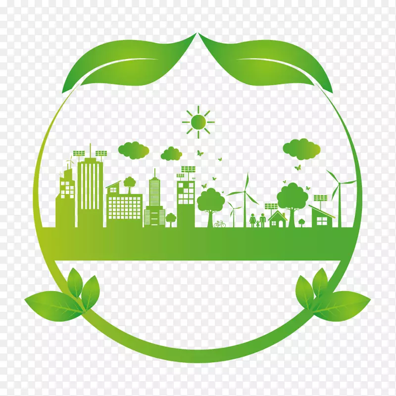环保自然环境生态-绿色建筑