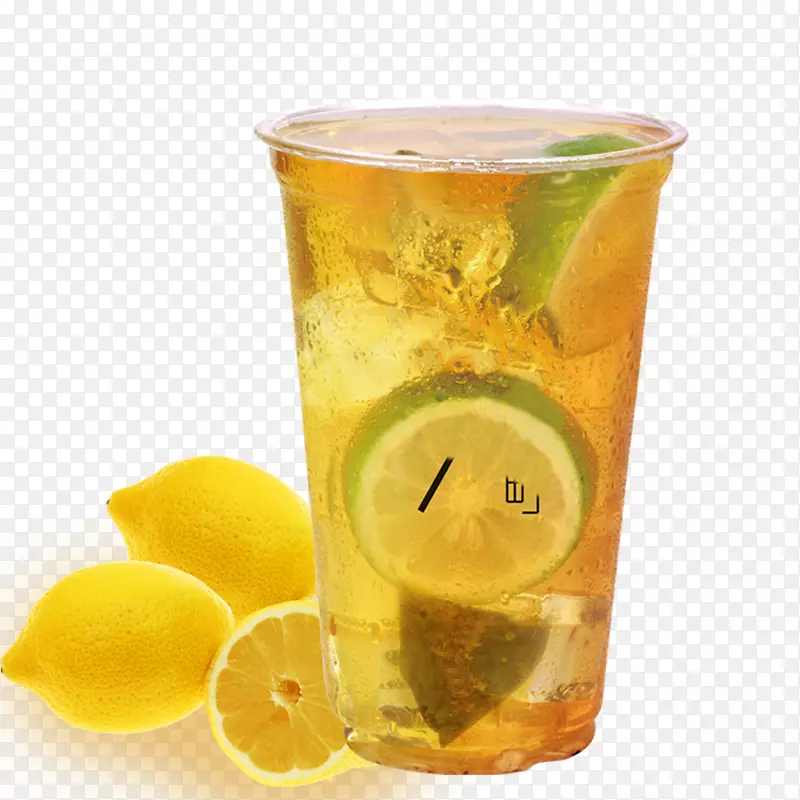 冰茶柠檬茶冷冻柠檬茶柠檬冰块