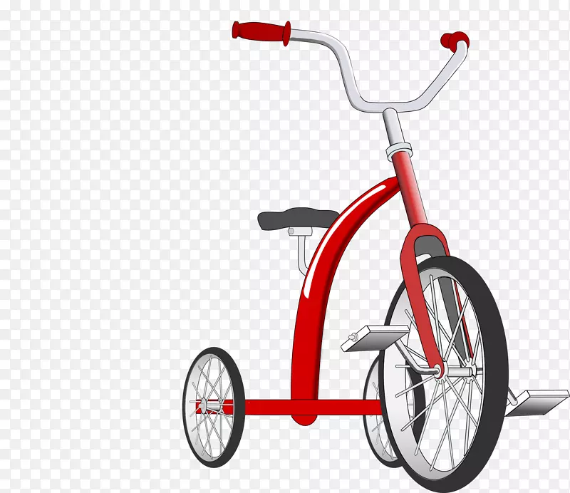 三轮车自行车剪贴画自行车