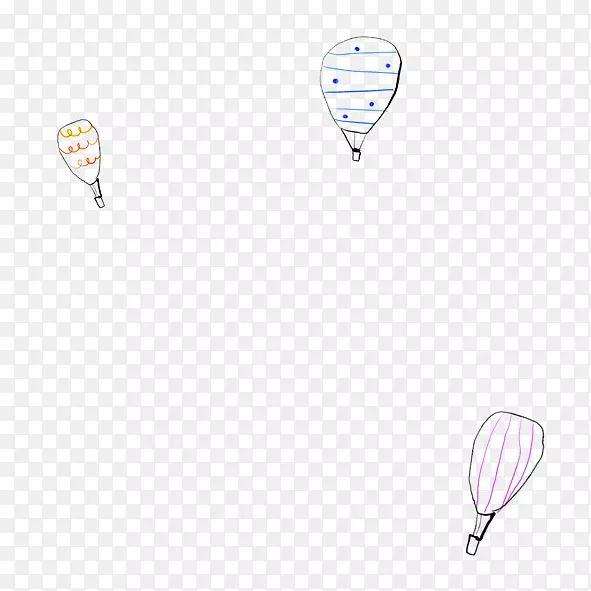 热气球图案-漂浮热气球
