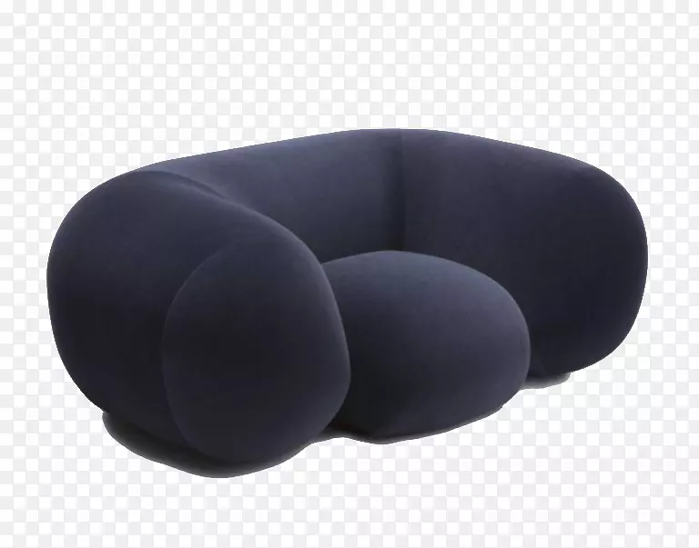 椅子扶手沙发塑料扶手椅延续的极简设计，材料只有泡沫，胶合板和外层织物，没有额外的内部结构。