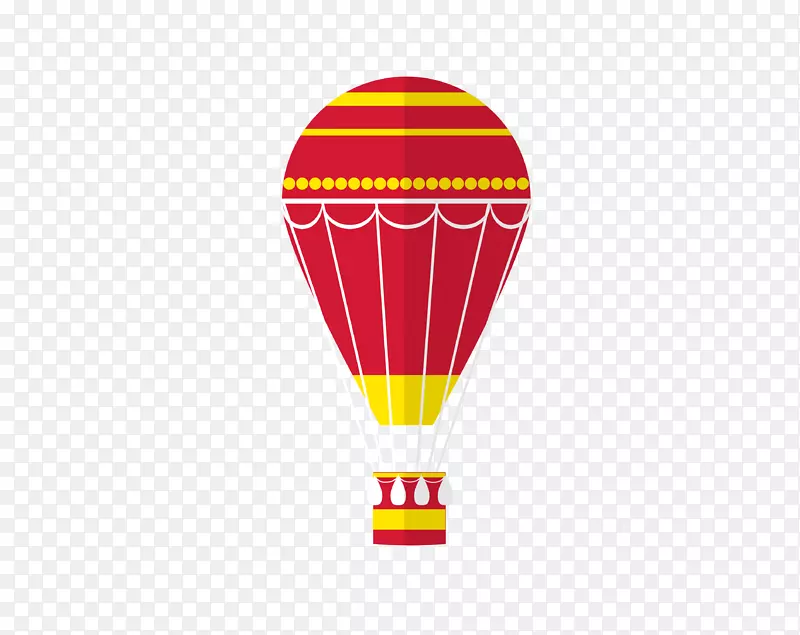 气球夹艺术.红色热气球