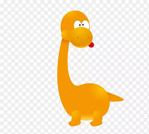 恐龙插图-舌头小恐龙