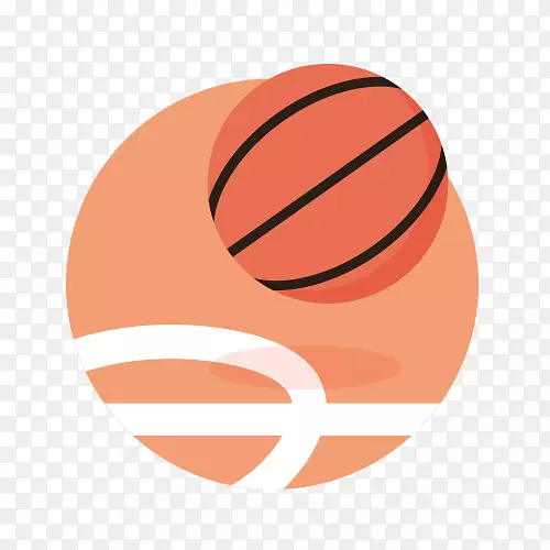 体育篮球奥运图标-体育器材圆形图标