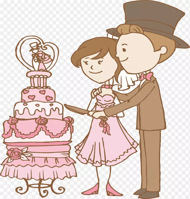婚礼蛋糕层蛋糕-小鲜粉蛋糕