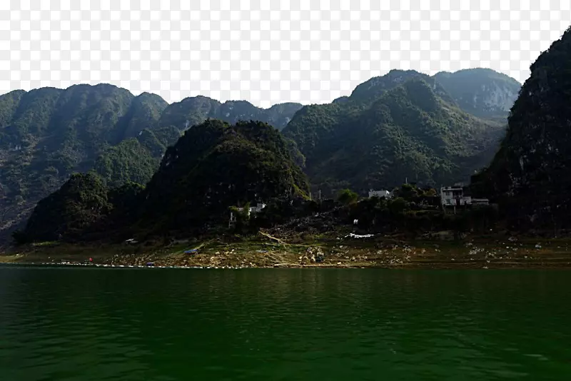 湖区山景湖湾-百色浩坤湖风景区