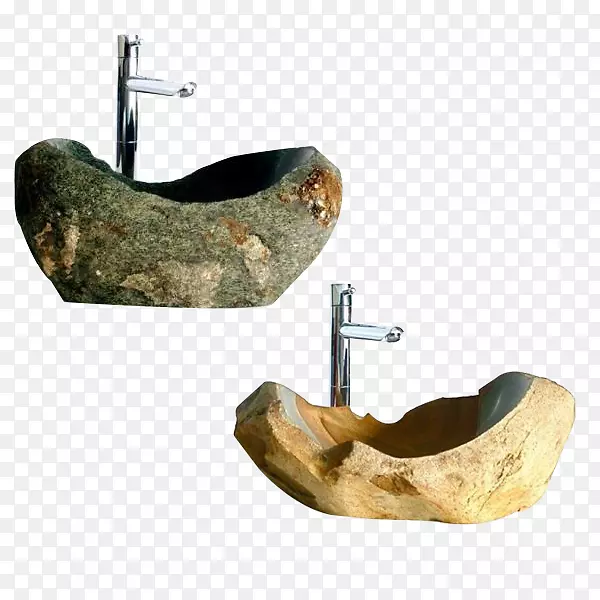 碗槽浴室岩石花岗岩-创意石水槽