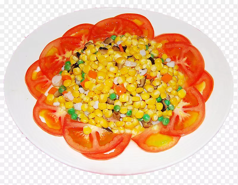素食菜系湖南菜谱蔬菜菜谱一种松仁玉米