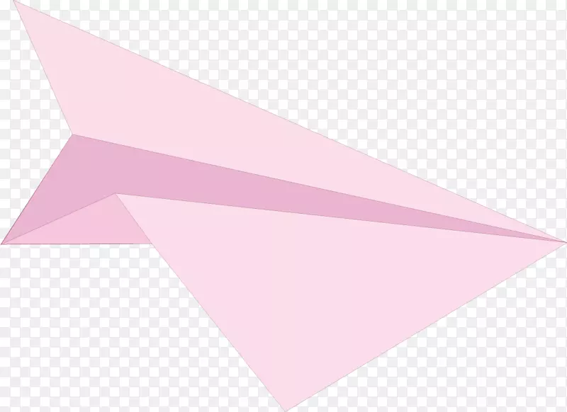 几何形状三角形几何圆粉红色纸飞机