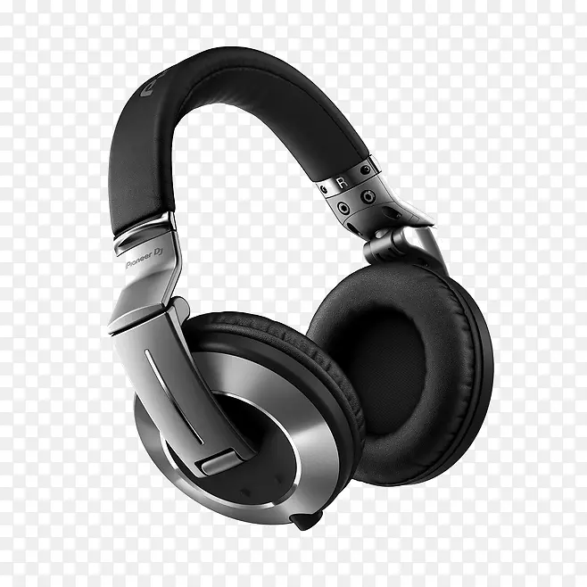 耳机光盘骑师hdj-1000音频设备先锋公司-黑色耳机