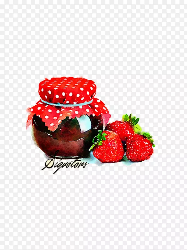 草莓芝士蛋糕食品水果防腐剂草莓酒图片材料