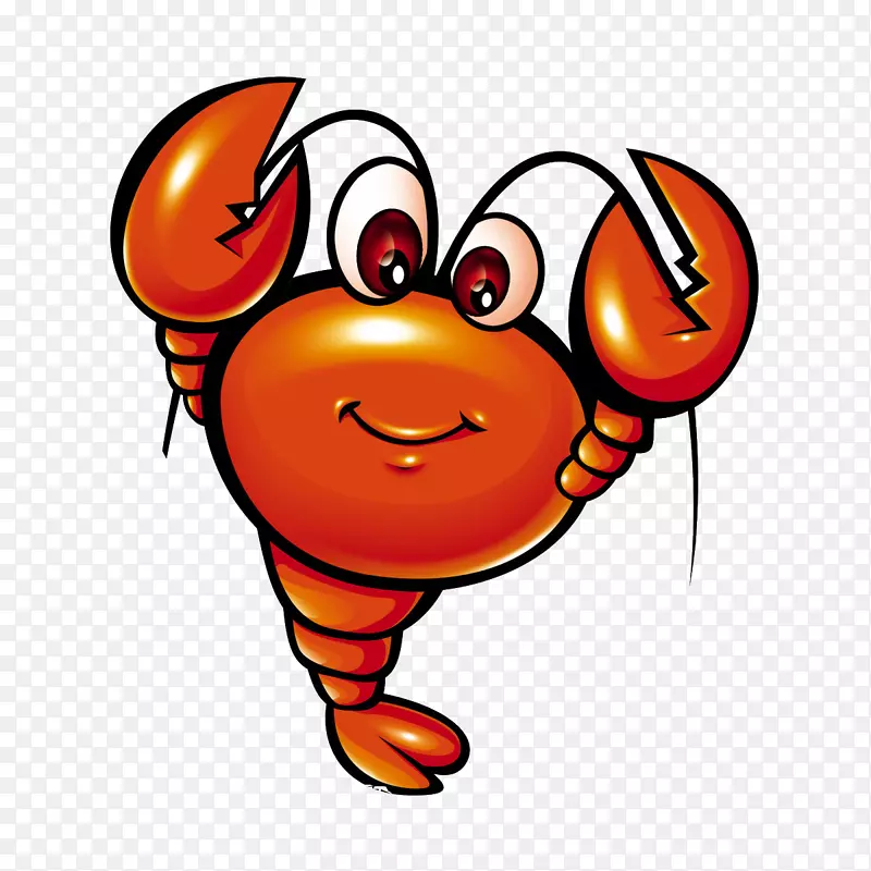 海产棕榈原生质体-卡通龙虾