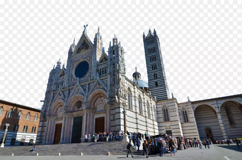 锡耶纳旅行谷歌图片大教堂-锡耶纳，意大利