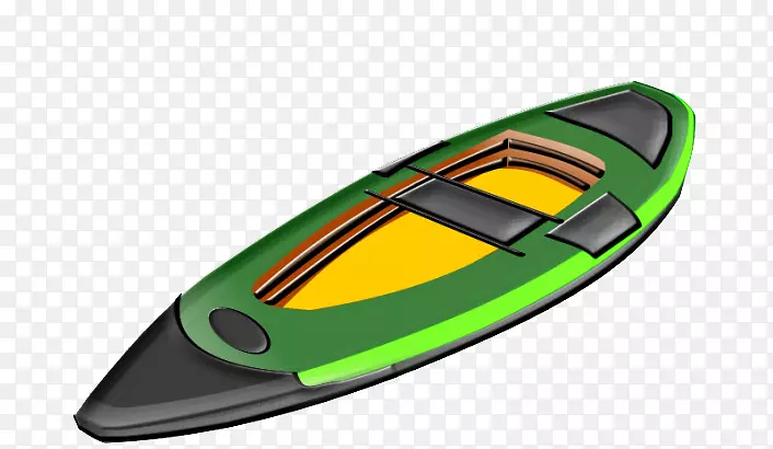 皮划艇和皮划艇艺术.纹理三维划艇