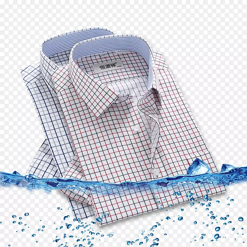 衬衫设计师袖子-产品液滴型男式衬衫