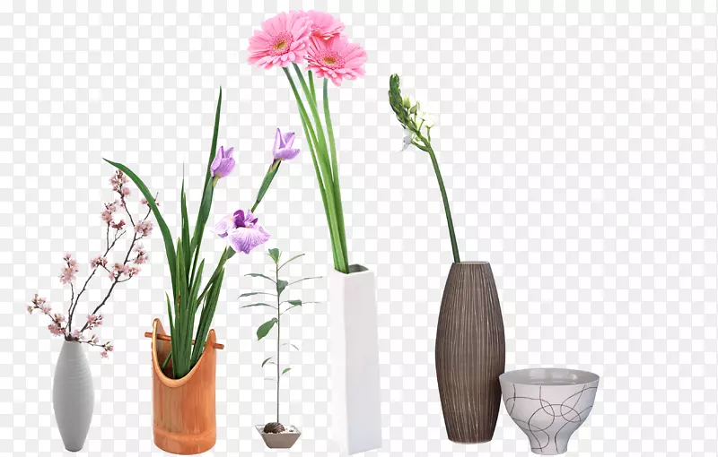 花瓶设计花盆盆景花束