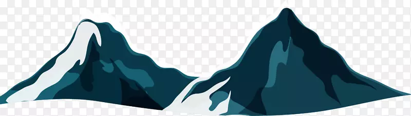 Adobe插画图标-蓝色新鲜冰山