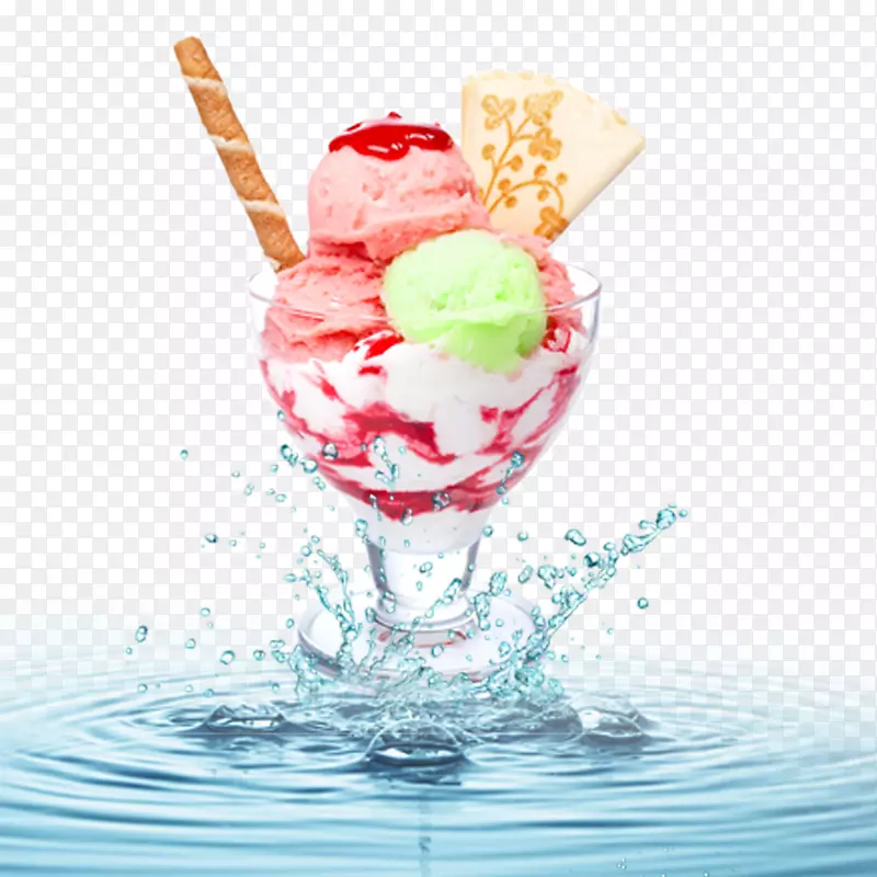冰淇淋蛋饼牛奶-冰淇淋喷雾