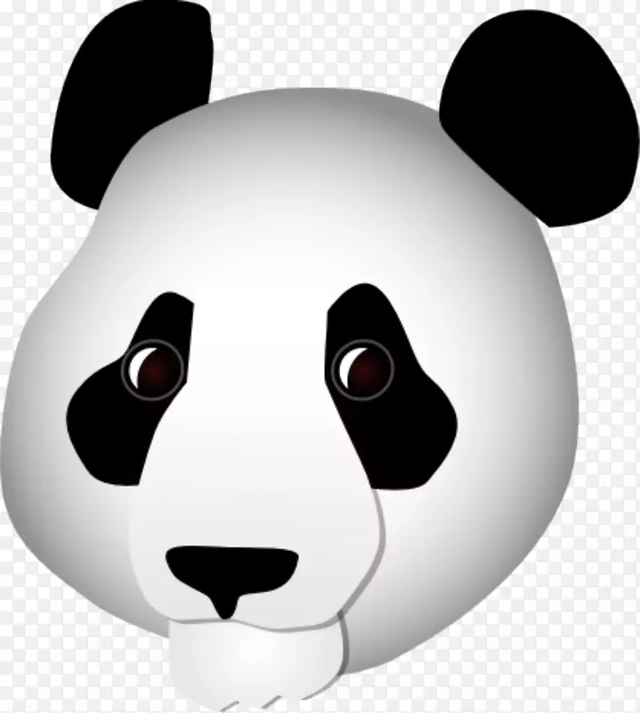 大熊猫剪贴画-可爱的熊猫