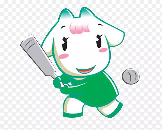 2010年亚运会吉祥物板球连阳，传说中的五只山羊-羊羔棒球