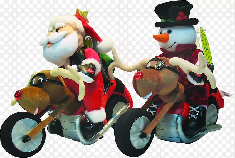 圣诞老人玩具儿童-圣诞老人和雪人