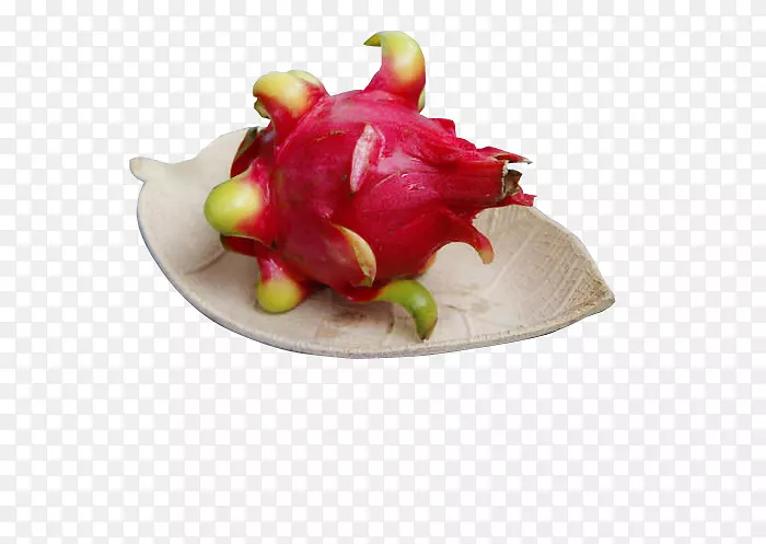 火龙果食品水果-龙果和树叶