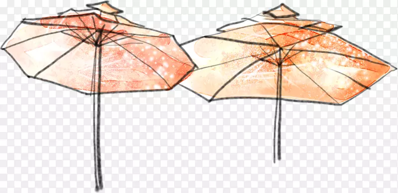 雨伞海滩欧林根瓦霍-卡通艺术品沙滩伞