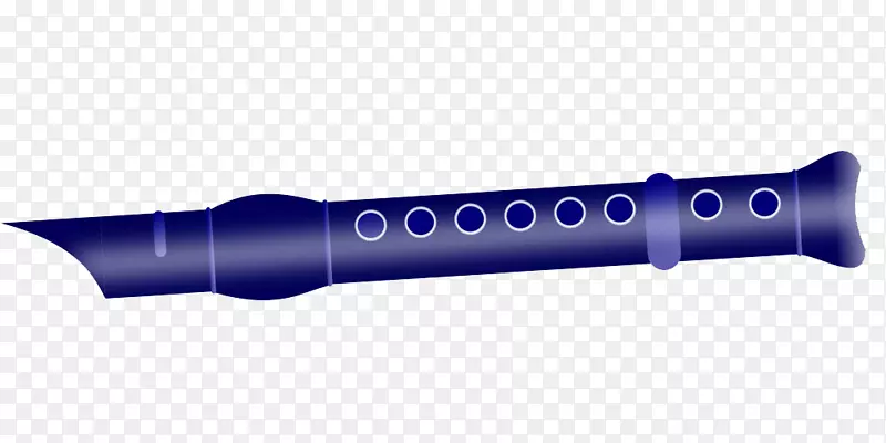 长笛乐器剪辑艺术-紫色长笛