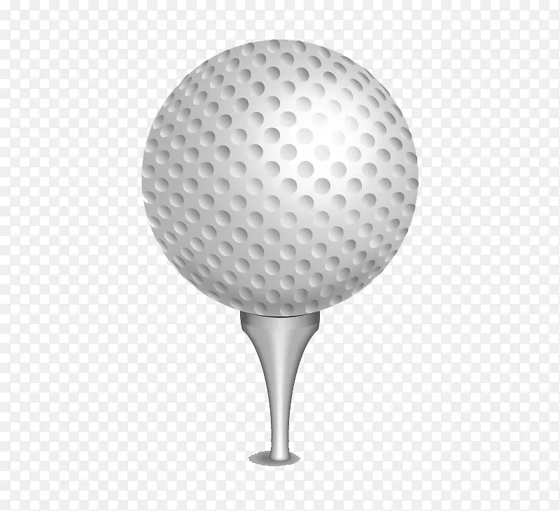 高尔夫球剪贴画-美丽的白色高尔夫