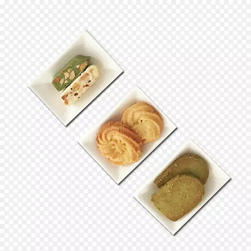抹茶饼干早餐-三种不同口味的饼干