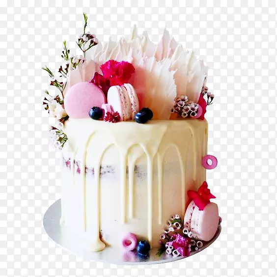 结婚蛋糕，马卡龙生日蛋糕，纸杯蛋糕，红天鹅绒蛋糕，花二人做一个长巧克力软蛋糕