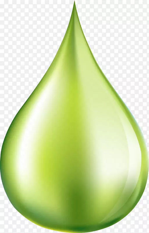 水滴手绘绿色水滴