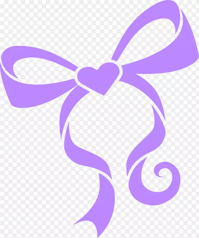紫色剪彩艺术-简单的紫色领结