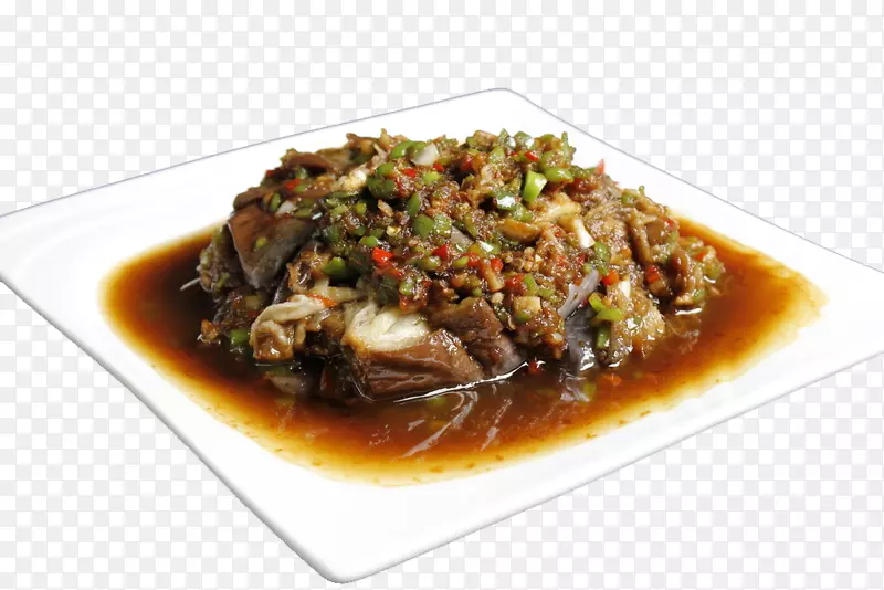上海菜，菜，北京菜，茄子咖喱，切碎的茄子
