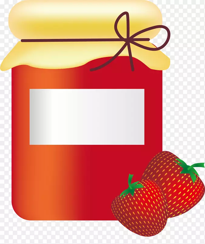 草莓果脯罐手漆红罐草莓