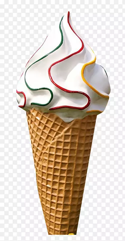 冰淇淋圆锥棒棒糖-创意美食图案卡通，创意圆锥体