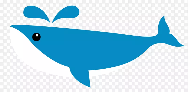 海豚鲨鲸鱼剪贴画-鲨鱼