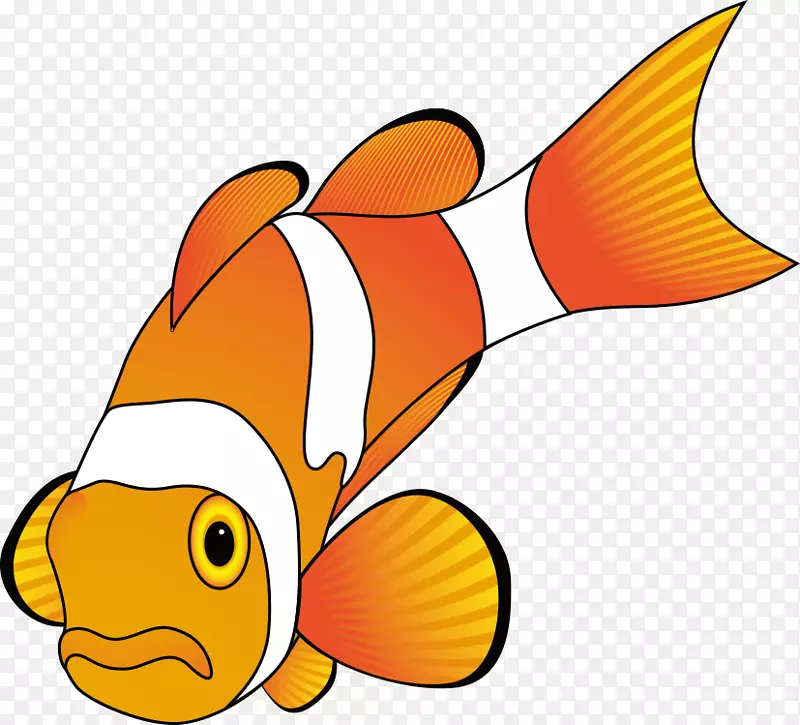 鱼动画剪辑艺术-卡通鱼