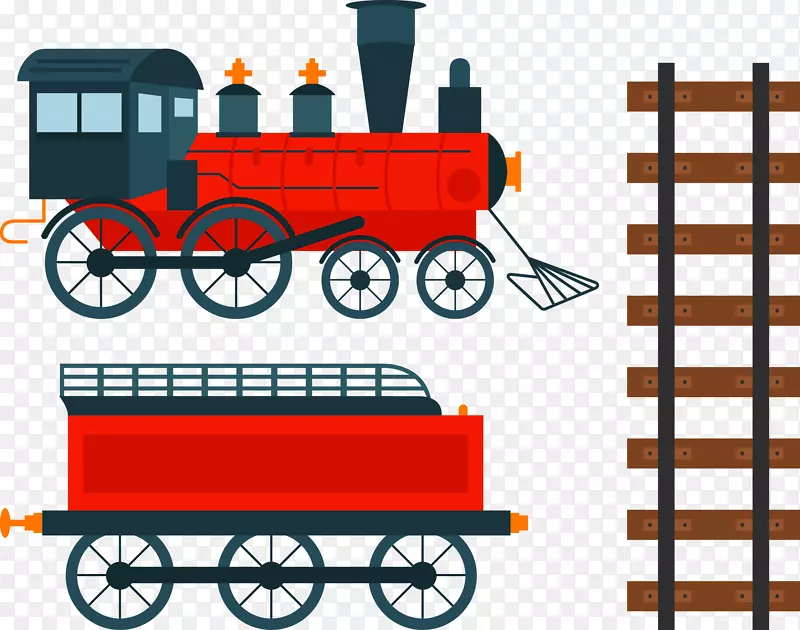 铁路运输蒸汽机车蒸汽列车